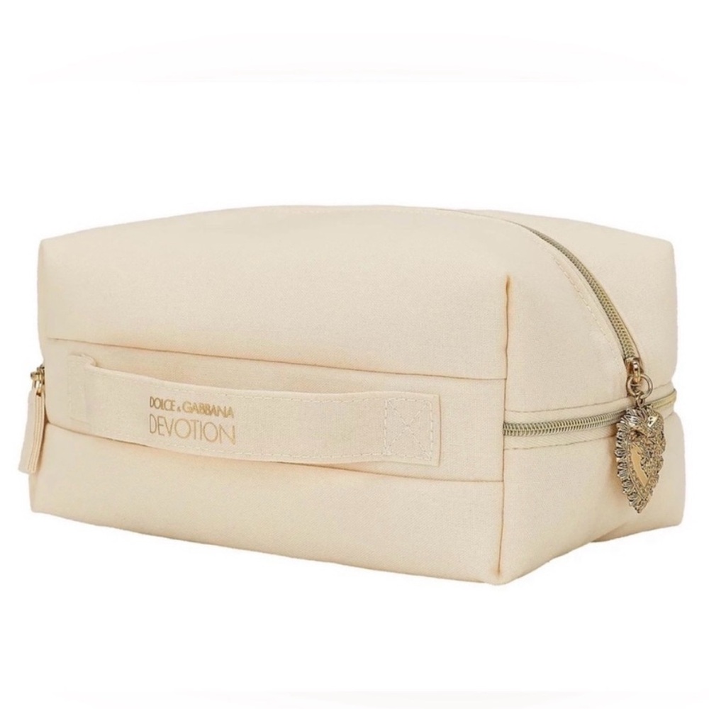 Dolce & Gabbana Beige Devotion Bag with Heart Charm